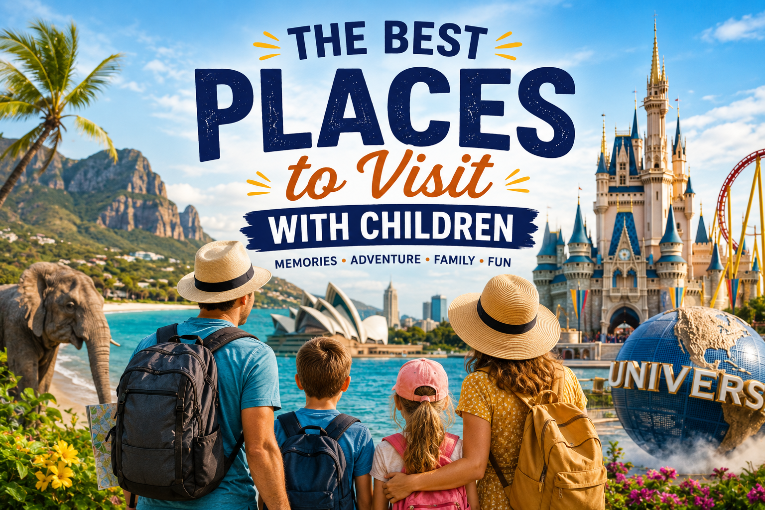 The best places to visit with children
